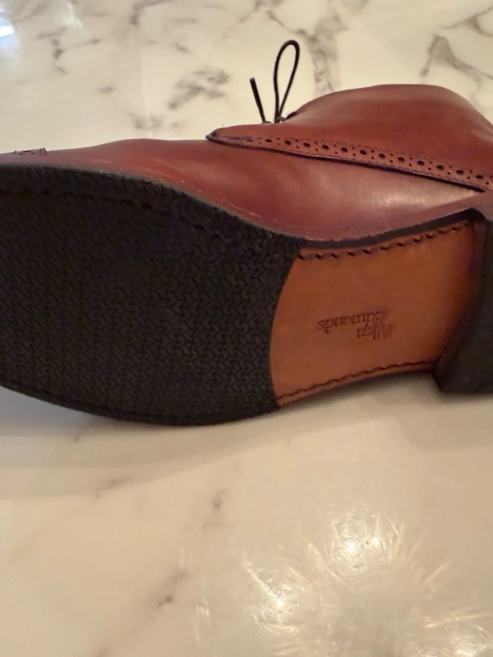 Allen Edmonds Bleeker Street Cap-toe Boot, Size 9D